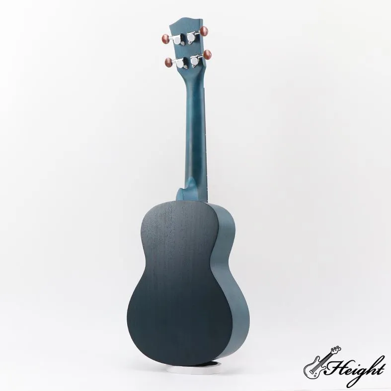 BLUE Mahogany ukulele 1