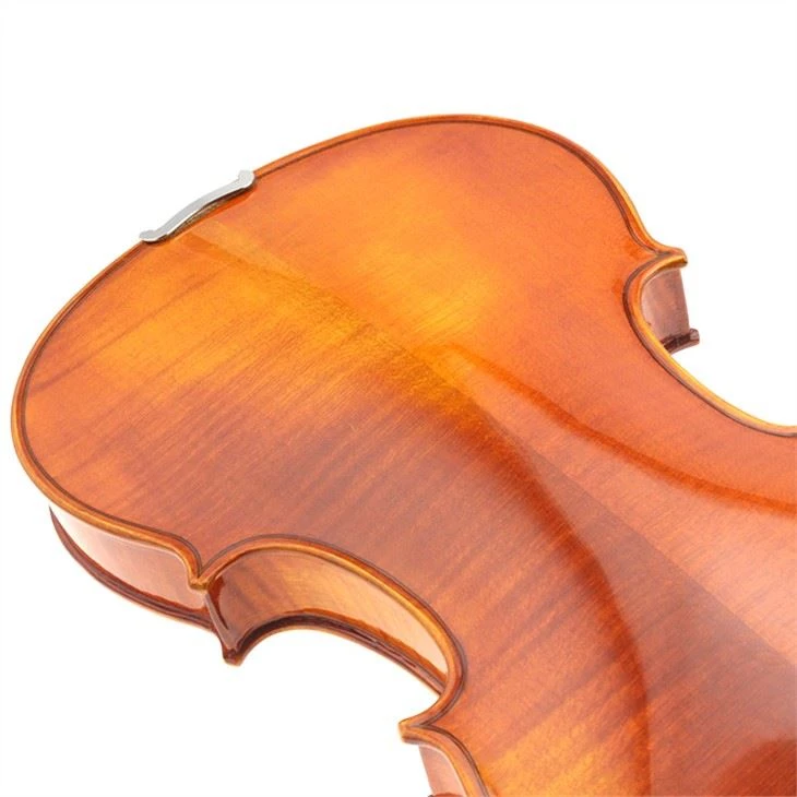 Brown Gloss Student Solid Violin For Pratice